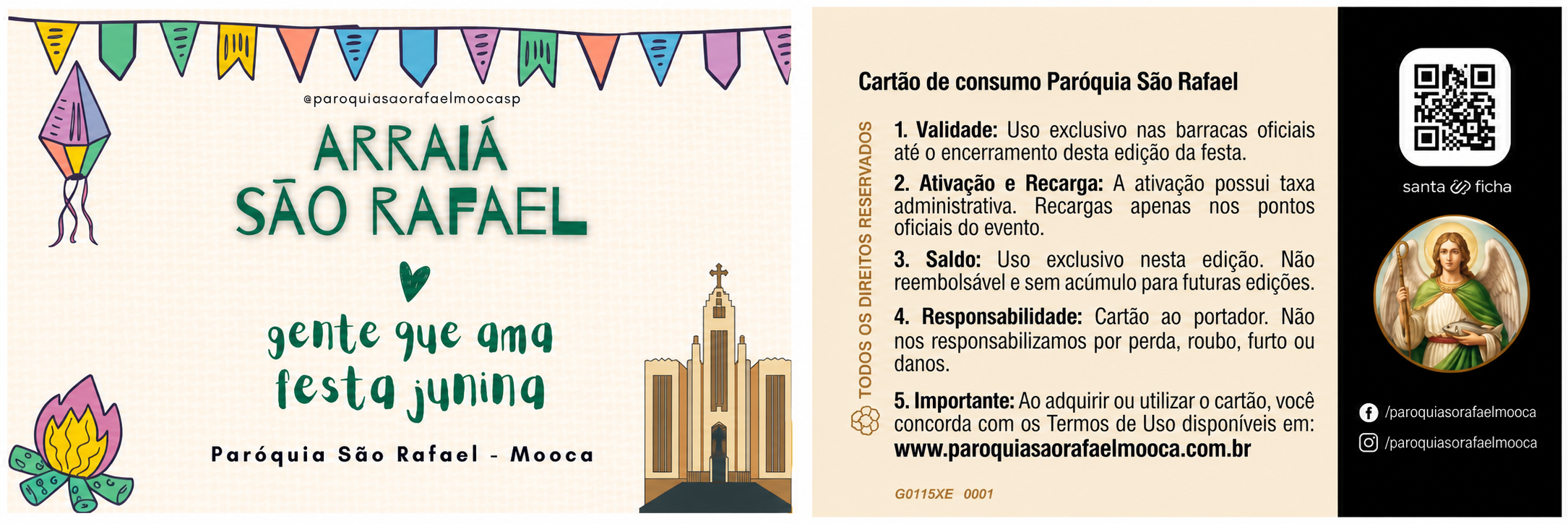 Cartão da Festa